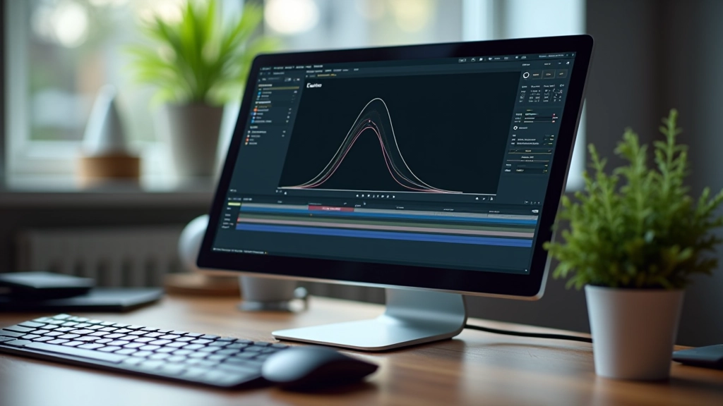 Interface de software de animação mostrando painel de easing com gráfico de curva Bezier customizável